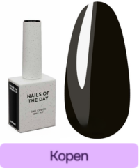 NAILSOFTHEDAY Color Top Vitrage 09 hybride top zonder plaklaag semi-transparant zwart 10 ml